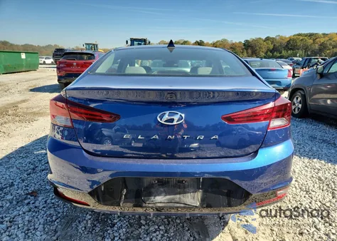 2019 Hyundai Elantra Sel from USA, damaged, VIN 5NPD84LF4KH482687
